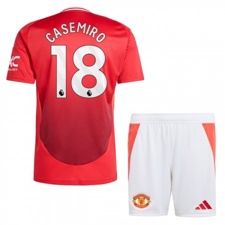 Camiseta de fútbol Manchester United Casemiro 18 Niño 1ª equipación 2024-25